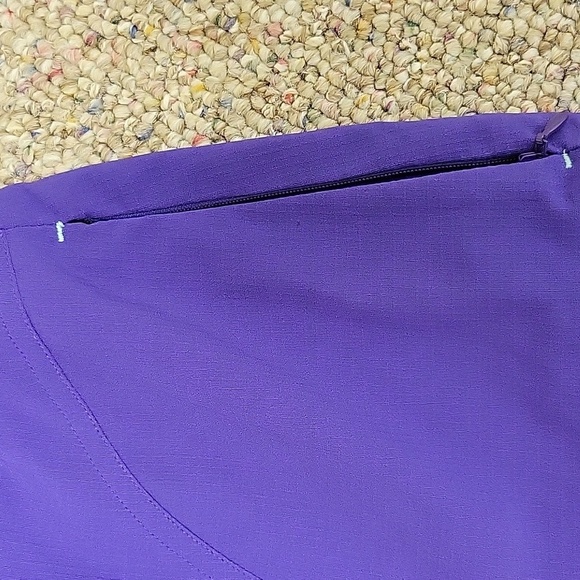 Title nine Purple Skater Mini Skort Athletic, Womens Sz Medium, Zippered Pockets - Picture 2 of 5